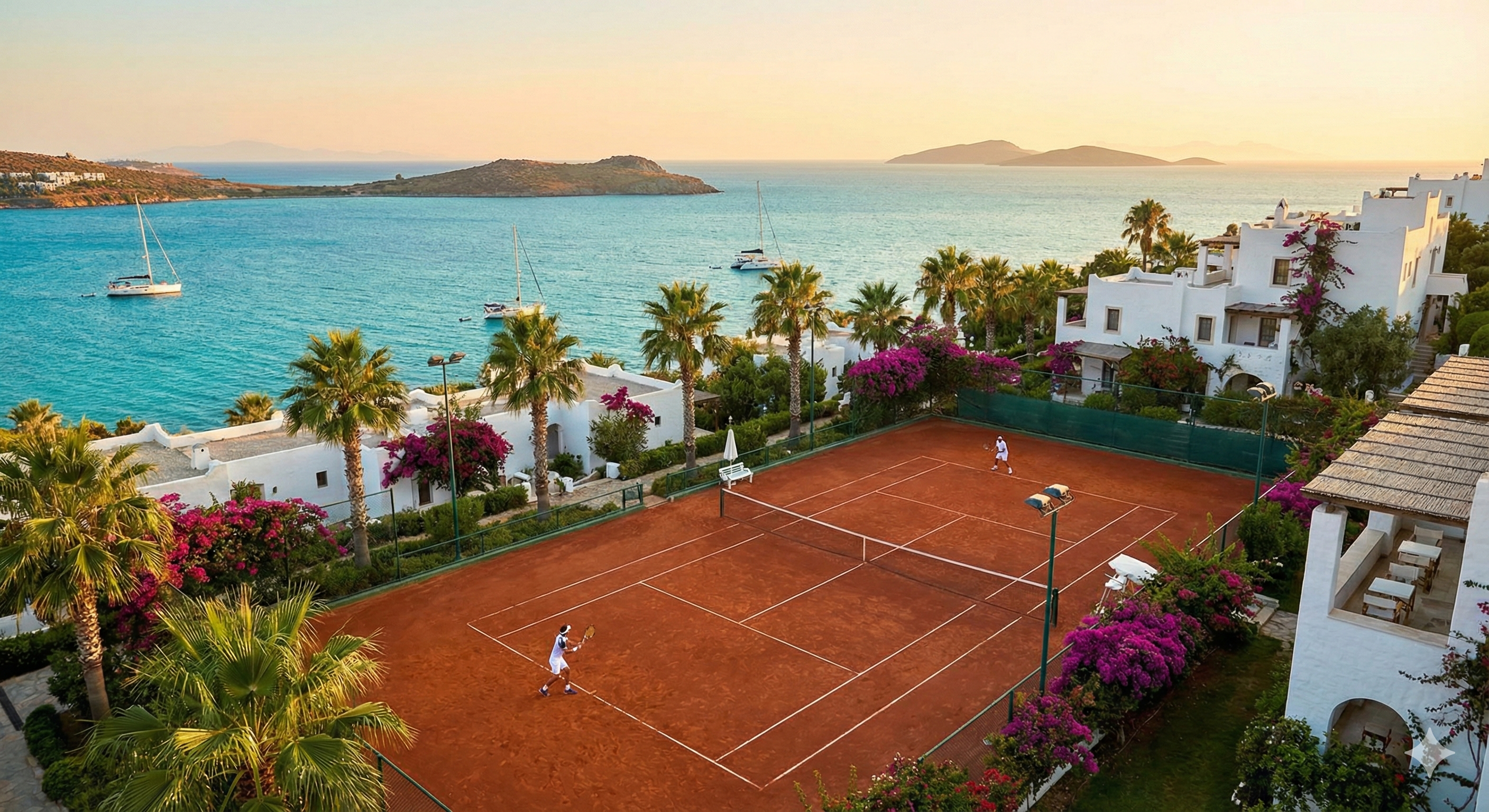 Bodrum ve Fethiye Tenis Kortları: Ege'de Spor Keyfi